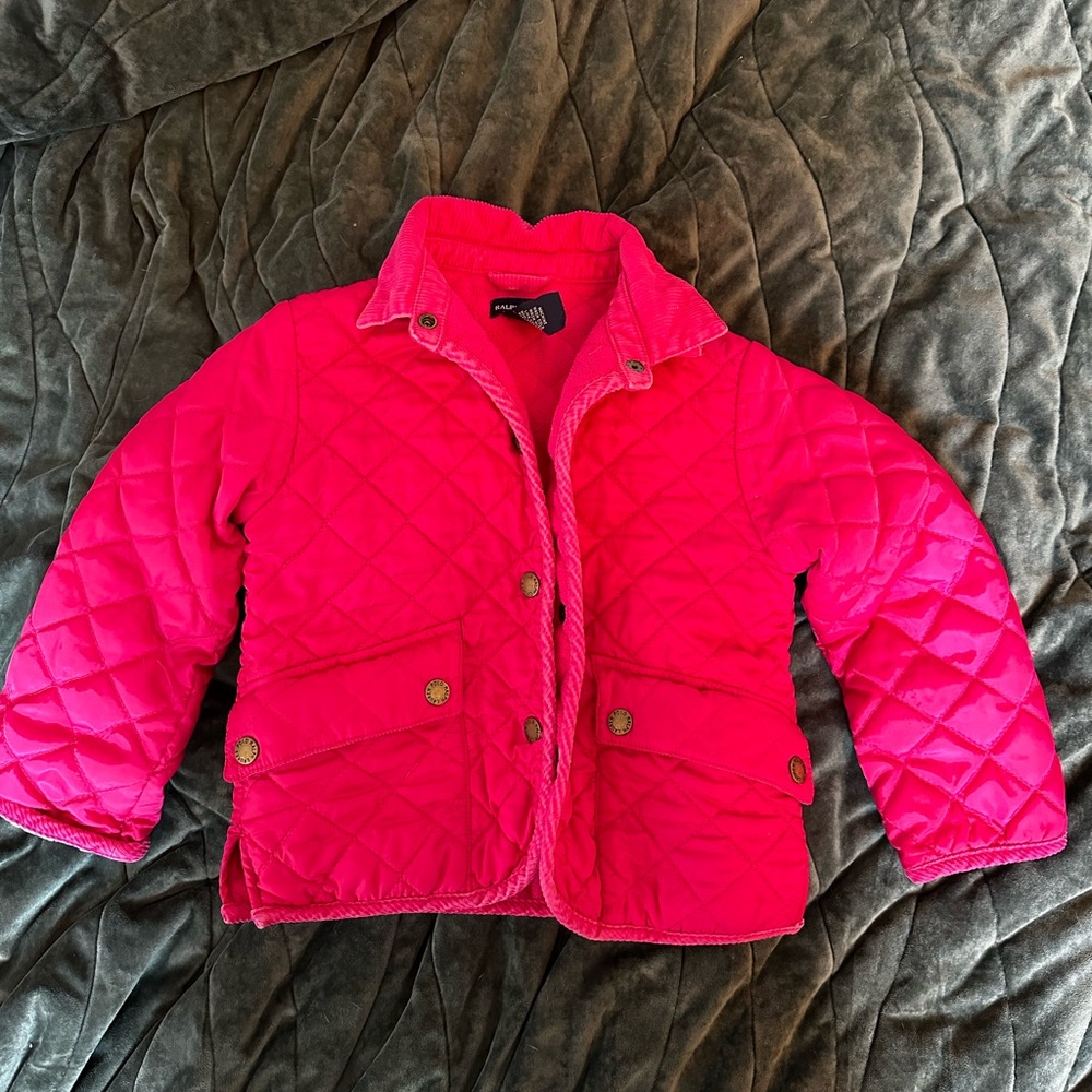 Ralph Lauren Pink Quilted Jacket